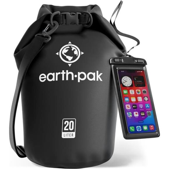 Waterproof Dry Bag - Roll Top Waterproof Backpack Sack Keeps Gear Dry for Kayak - Picture 1 of 7